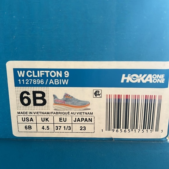 Hoka one one Clifton 9 Airy Blue/Ice Water Women - Picture 6 of 8
